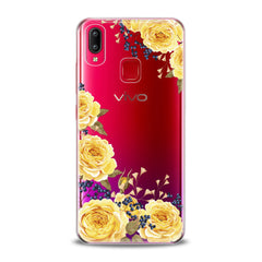 Lex Altern TPU Silicone VIVO Case Yellow Roses