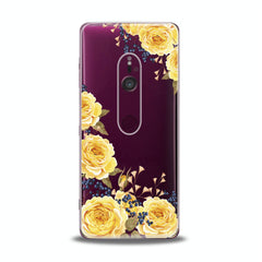 Lex Altern TPU Silicone Sony Xperia Case Yellow Roses