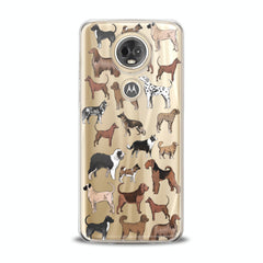 Lex Altern TPU Silicone Motorola Case Dog Pattern