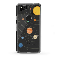 Lex Altern TPU Silicone Google Pixel Case Cute Planets