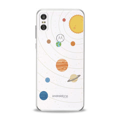 Lex Altern Cute Planets Motorola Case