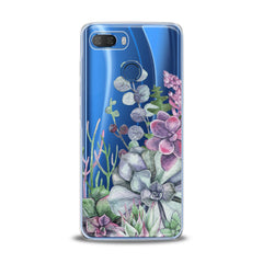 Lex Altern TPU Silicone Lenovo Case Flowers Succulent