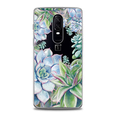 Lex Altern Blue Succulent OnePlus Case