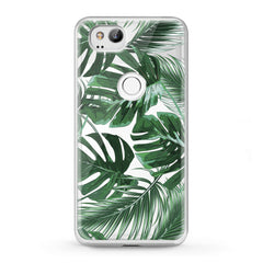 Lex Altern Google Pixel Case Monstera Leaves