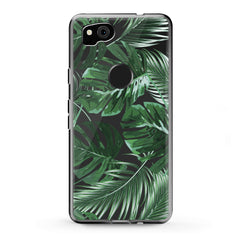 Lex Altern TPU Silicone Google Pixel Case Monstera Leaves