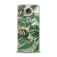 Lex Altern TPU Silicone Motorola Case Monstera Leaves