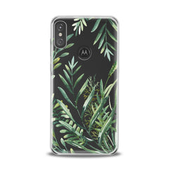 Lex Altern TPU Silicone Motorola Case Green Leaves