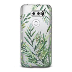 Lex Altern TPU Silicone LG Case Green Leaves