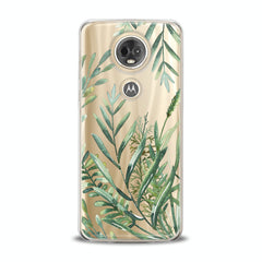 Lex Altern TPU Silicone Motorola Case Green Leaves