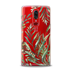 Lex Altern TPU Silicone OnePlus Case Green Leaves