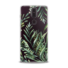 Lex Altern TPU Silicone Nokia Case Green Leaves