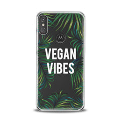 Lex Altern TPU Silicone Motorola Case Vegan Vibes