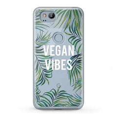 Lex Altern TPU Silicone Google Pixel Case Vegan Vibes