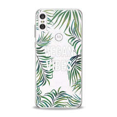 Lex Altern TPU Silicone Motorola Case Vegan Vibes