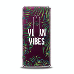 Lex Altern TPU Silicone Sony Xperia Case Vegan Vibes