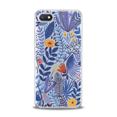 Lex Altern TPU Silicone Xiaomi Redmi Mi Case Blue Wildflower