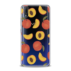 Lex Altern TPU Silicone VIVO Case Peach Pattern