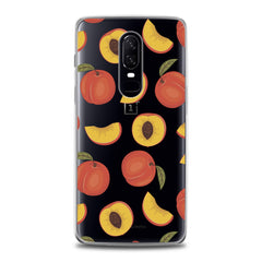 Lex Altern TPU Silicone OnePlus Case Peach Pattern