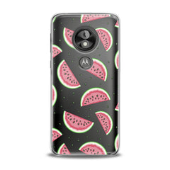 Lex Altern TPU Silicone Motorola Case Watermelon Pattern