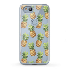 Lex Altern TPU Silicone Google Pixel Case Pineapple Pattern