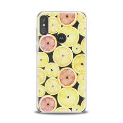 Lex Altern TPU Silicone Motorola Case Yellow Lemon