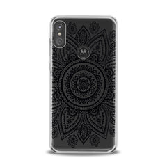 Lex Altern TPU Silicone Motorola Case Black Mandala