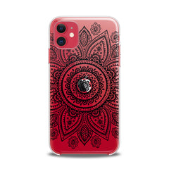 Lex Altern TPU Silicone iPhone Case Black Mandala