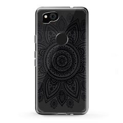 Lex Altern TPU Silicone Google Pixel Case Black Mandala