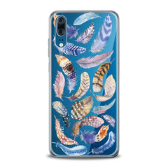 Lex Altern TPU Silicone Huawei Honor Case Feathers Pattern