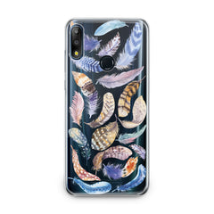 Lex Altern TPU Silicone Asus Zenfone Case Feathers Pattern