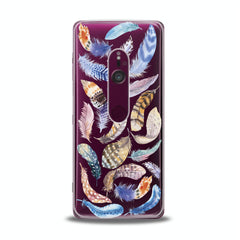 Lex Altern TPU Silicone Sony Xperia Case Feathers Pattern