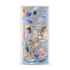 Lex Altern TPU Silicone Sony Xperia Case Feathers Pattern