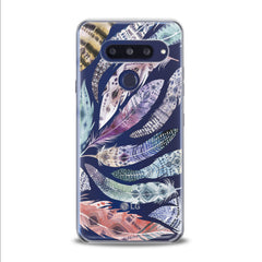 Lex Altern TPU Silicone LG Case Colorful Feathers