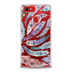 Lex Altern TPU Silicone Oppo Case Colorful Feathers