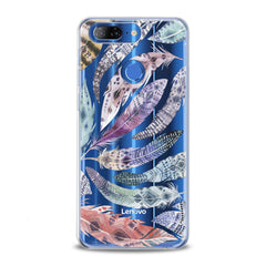 Lex Altern TPU Silicone Lenovo Case Colorful Feathers