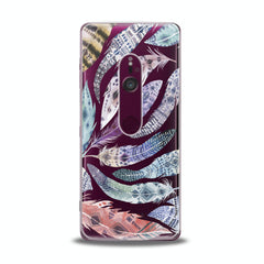 Lex Altern TPU Silicone Sony Xperia Case Colorful Feathers