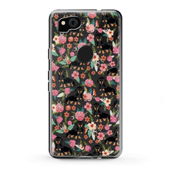 Lex Altern TPU Silicone Google Pixel Case Basset in Flowers