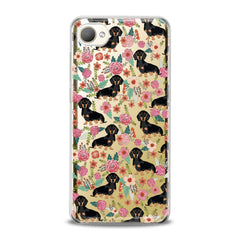 Lex Altern TPU Silicone HTC Case Basset in Flowers