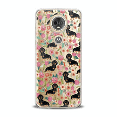 Lex Altern TPU Silicone Motorola Case Basset in Flowers