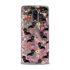 Lex Altern TPU Silicone OnePlus Case Basset in Flowers