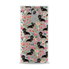 Lex Altern Basset In Flowers Sony Xperia Case