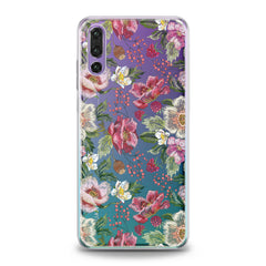 Lex Altern TPU Silicone Huawei Honor Case Pink Summer Blossom