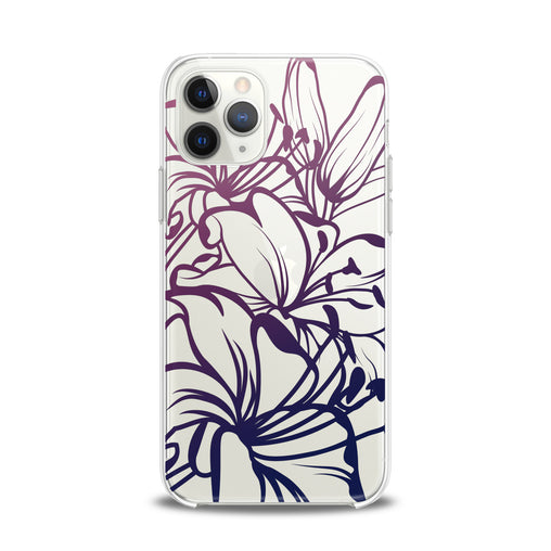 Lex Altern TPU Silicone iPhone Case Contoured Lilies