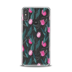 Lex Altern TPU Silicone Motorola Case Gentle Pink Tulips