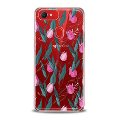 Lex Altern TPU Silicone Oppo Case Gentle Pink Tulips