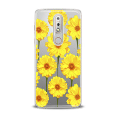 Lex Altern TPU Silicone Nokia Case Bright Yellow Daisies