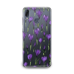 Lex Altern TPU Silicone Asus Zenfone Case Purple Flower Buds