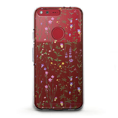 Lex Altern TPU Silicone Google Pixel Case Gentle Wildflowers Artwork