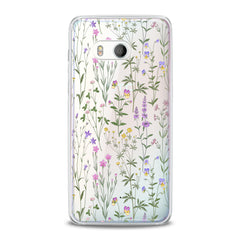 Lex Altern TPU Silicone HTC Case Gentle Wildflowers Artwork