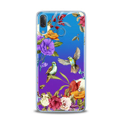 Lex Altern TPU Silicone Lenovo Case Birdie Floral Print